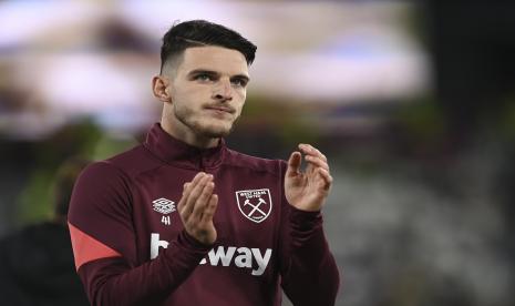 Declan Rice dari West Ham United. Chelsea berminat memboyong Rice.