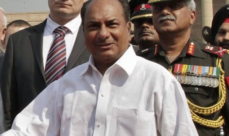 Defence Minister of India, AK Antony (file photo)