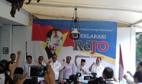 Deklarasi Relawan Jokowi di Jakarta, Ahad (7/5).