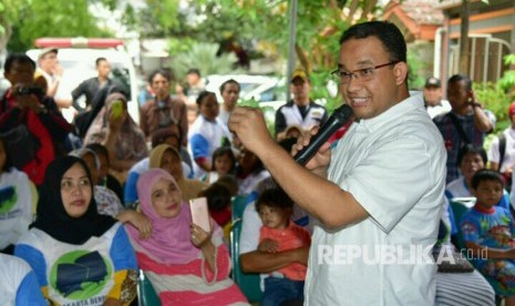 Deklarasi Relawan Muhammadiyah (MU) dukung paslon cagub-cawagub DKI Anies Baswedan dan Sandiaga Uno di Gedung Joeang 45 Jakarta Pusat (21/3). 