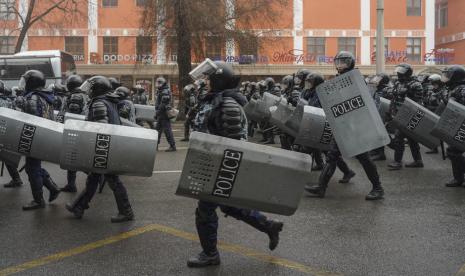 Delapan orang dan pasukan garda nasional tewas dalam kerusuhan di Kazakhstan, Rabu (5/1/2022).