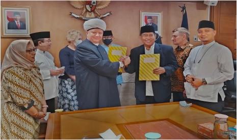 Delegasi bisisnis Rusia menjalin kerja sama dengan Induk Koperasi Pondok Pesantren.