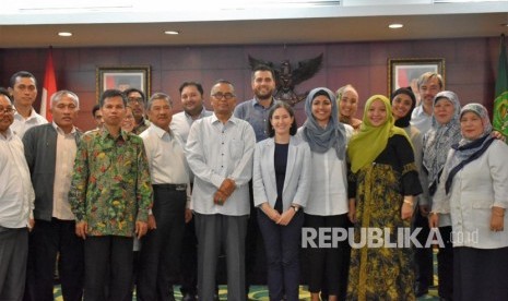 Delegasi Tokoh Muda Muslim Australia Berkunjung ke Kemenag.