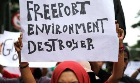 Demo terhadap Freeport