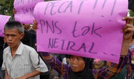 Demo tuntut netralitas PNS Pemda DKI