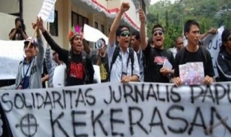 Demo wartawan menentang kekerasan, ilustrasi