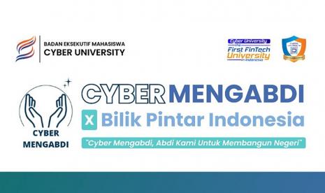 Departemen Advokasi dan Kemitraan Badan Eksekutif Mahasiswa (BEM) Cyber University, mewujudkan peran mahasiswa dengan program kerja Cyber Mengabdi