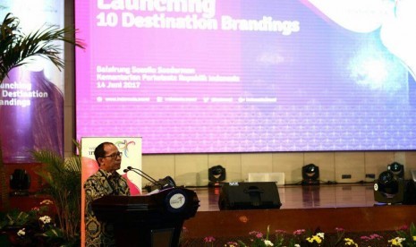 Deputi Bidang Pengembangan Pemasaran Pariwisata Mancanegara (Deputi BP3M) Kemenpar, I Gde Pitana dalam peluncuran 