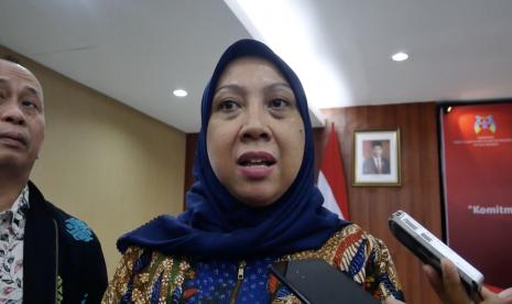 Deputi Bidang Perlindungan Hak Perempuan Kementerian Pemberdayaan Perempuan dan Perlindungan Anak (KemenPPPA) Ratna Susianawati. KPPPA sebut justru jadi ironis karena rektor UP lantik Satgas PPKS.