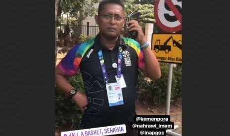 Deputi IV Inapgoc 2018 dan Kordinator Keamanan Amri Teuku Syaifullah.