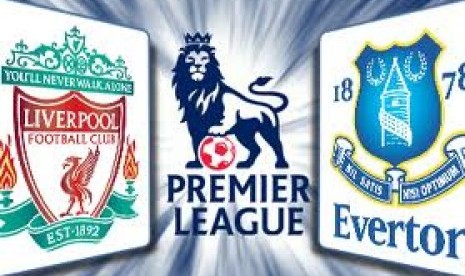 Derby Merseyside di Liga Primer Inggris.