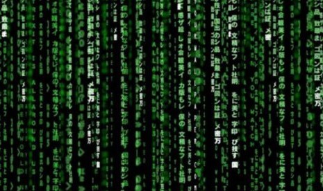 Deretan kode (huruf) hijau di film The Matrix ternyata resep sushi.