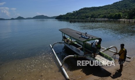 Dermaga Pantai Sekotong, Lombok 