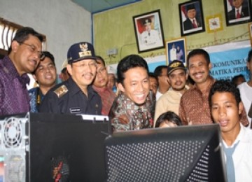 Desa Pinter : Peresmian desa Kaliau, kecamatan Sanjingan Besar, Sambas sebagai Desa PInter ke-60 