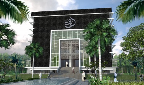 Desain Masjid Nuu Waar.