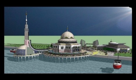 Desain Masjid Terapung Banten