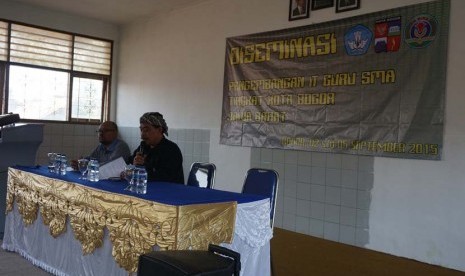 Desiminasi guru TIK se-Kota Bogor, di Bogor, Jawa Barat, 2-5 September 2015.