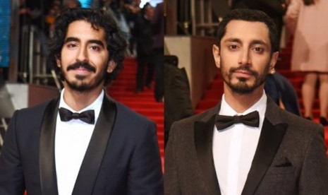 Dev Patel (kiri) dan Riz Ahmed (kanan).