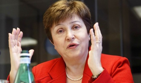 IMF: Pandemi Covid-19 Sudah Jadi Krisis Ekonomi dan Keuangan. Direktur Pelaksana IMF Kristalina Georgieva.