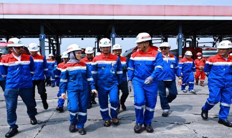 Dewan Komisaris dan Direktur Utama PT Pertamina (Persero) melakukan kunjungan ke berbagai sarana dan fasilitas (sarfas) di wilayah Jakarta dan sekitarnya, Ahad (16/5/2024). 