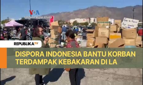 Diaspora Indonesia merespons kebakaran di Los Angeles dengan memberikan bantuan baik kepada warga AS maupun diaspora Indonesia yang menetap di Amerika.