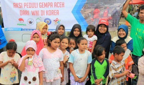 Diaspora Korea Selatan ikut menyumbang untuk korban gempa Aceh melalui PKPU.