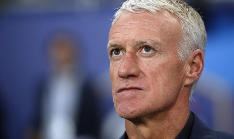 Pelatih timnas Prancis, Didier Deschamps.