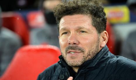 Pelatih Atletico Madrid, Diego Simeone.