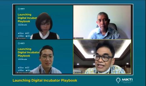 Digital Incubator Playbook diluncurkan seacara resmi oleh Menristek RI Bambang P S Brojonegoro, secara virtual, Selasa petang (1/12).