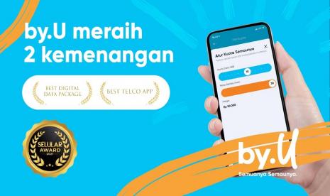 Provider digital by.U mencatat telah diunduh lebih dari 10 juta kali. Setiap tahunnya, by.U selalu memberikan inovasi baru kepada pelanggan dan memberikan beragam pilihan untuk menarik perhatian kalangan milenial dan generasi Z.