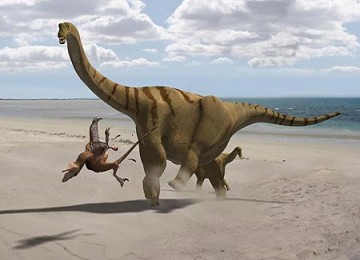 Dinosaurus Paha Geledek (ilustrasi)