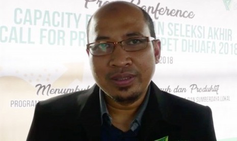 Director of Program Dompet Dhuafa Philanthropy, Muhammad Sabeth Abilawa