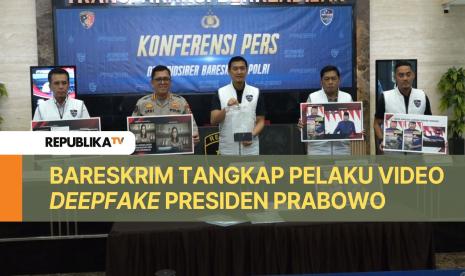 Direktorat Tindak Pidana Siber (Dittipidsiber) Polri menangkap seorang pelaku berinisial AMA yang membuat video deepfake Presiden Prabowo Subianto dan pejabat lainnya