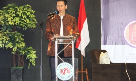 Direktur BSI, Naba Aji Notoseputro meluncurkan BSI Innovation Center (BIC). 