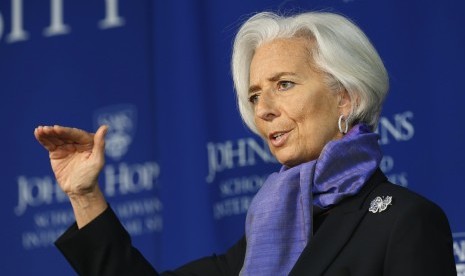 Direktur Dana Moneter Internasional (IMF) Christine Lagarde.