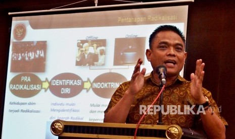 Direktur Deradikalisasi Badan Nasional Penaggulangan Terorisme (BNPT) Irfan Idris 