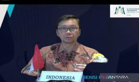 Direktur Jenderal Perundingan Perdagangan Internasional Kementerian Perdagangan (Dirjen PPI Kemendag) Djatmiko Bris Witjaksono.