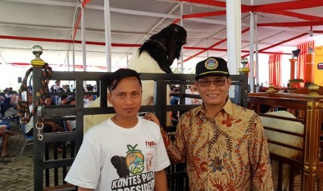 Direktur Jenderal Peternakan dan Kesehatan Hewan I Ketut Diarmita saat menghadiri Silaturahmi Nasional Himpunan Peternak  Domba Kambing Indonesia (Silatnas HPDKI) ke 6 di Kota Wisata Batu, Malang, Jawa Timur (9/10).  