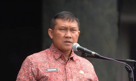 Direktur Jenderal Politik dan Pemerintahan Umum Kemendagri Soedarmo.