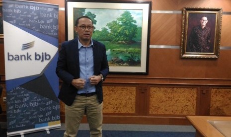 Direktur Kepatuhan dan Manajemen Resiko Bank BJB, Agus Mulyana.