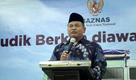 Direktur Koordinasi Pengumpulan, Komunikasi dan Informasi Zakat Nasional Arifin Purwakananta 