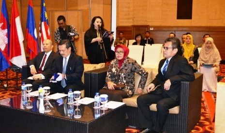 Direktur Metrologi Kemendag, Rusmin Amin di sela pembukaan Sidang ASEAN Consultative Committee for Standard and Quality (ACCSQ) Working Group on Metrologi Legal (WG3) ke-30 di The Alana Hotel and Convention Centre Yogyakarta, Kamis (25/10)