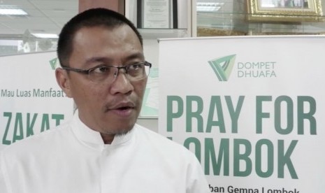 Direktur Mobilisasi Zakat, Infaq dan Sodaqoh Dompet Dhuafa, Bambang Suherman 