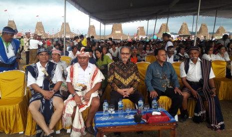 Direktur Pengembangan Daerah Rawan Pangan, Direktorat Jenderal Pengembangan Daerah Tertentu, Putut Edi Sasono, hadir di sela-sela acara peringatan Hari Pangan Sedunia, Senin (3/9) lalu. 