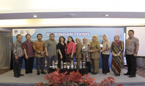 Direktur Tata Kelola dan Kemitraan Komunikasi Publik, Dr. Hasyim Gautama, saat membuka Bimbingan Teknis (Bimtek) Pelaksanaan Kebijakan Sub Urusan Informasi dan Komunikasi Publik: Penyusunan Strategi Komunikasi Publik, di Surabaya, Selasa (7/6/2022).