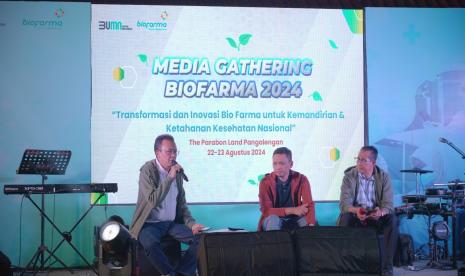 Direktur Utama PT Bio Farma, Shadiq Akasya