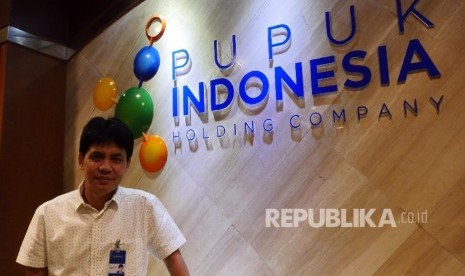 Direktur Utama Pupuk Indonesia Holding Aas Asikin Idat.  (Republika/Darmawan)