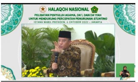 Dirjen Bimas Islam Kemenag, Kamaruddin Amin mendorong Penyuluh Agama Islam aktif menyosialisasikan informasi seputar stunting melalui majelis taklim. Dirjen menyebut, penurunan stunting merupakan salah satu langkah menuju lahirnya generasi unggul.