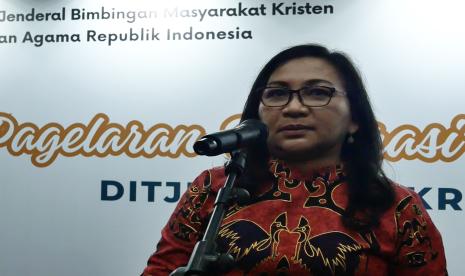 Dirjen Bimas Kristen Kementerian Agama (Kemenag) Jeane Maria Tulung.