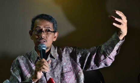 Dirjen Haji dan Umroh Kementerian Agama Anggito Abimanyu